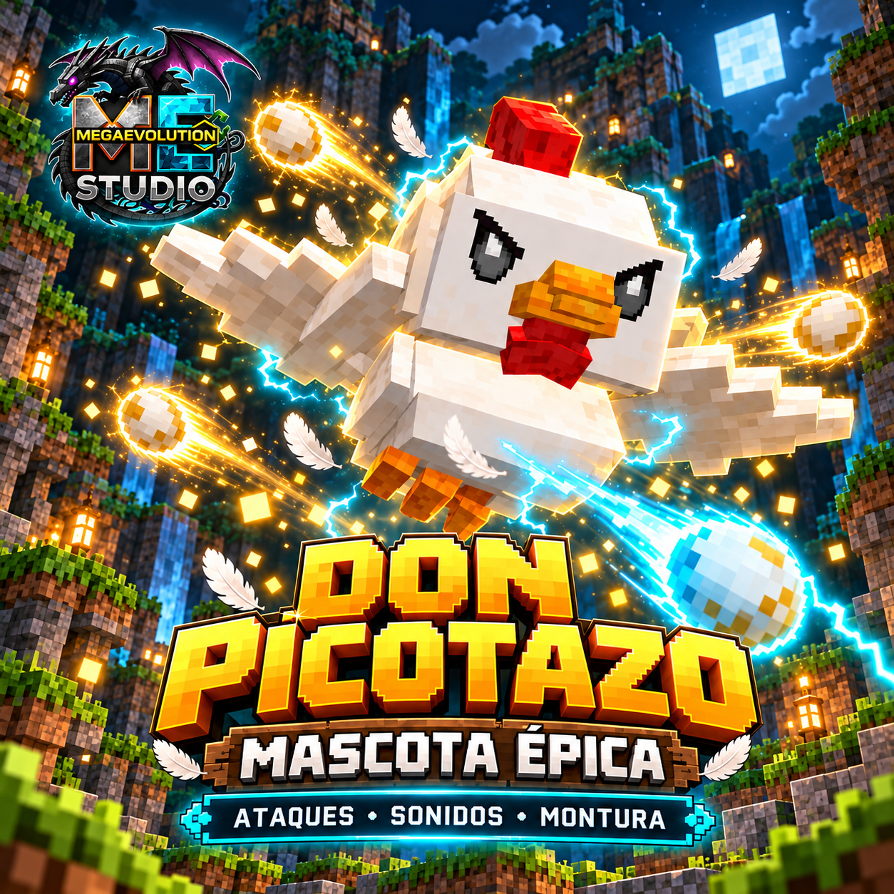 Don Picotazo — Mascota Épica 🐔⚡